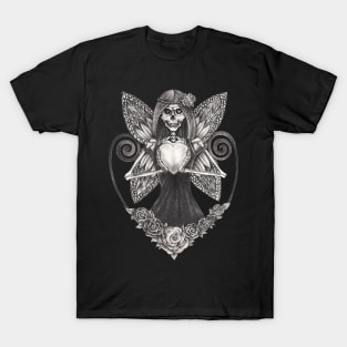 Fairy skull in love. T-Shirt